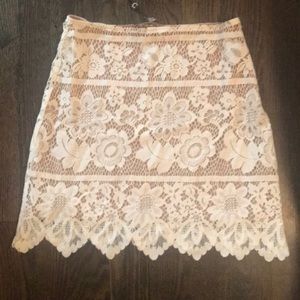 For love and lemons lace skirt